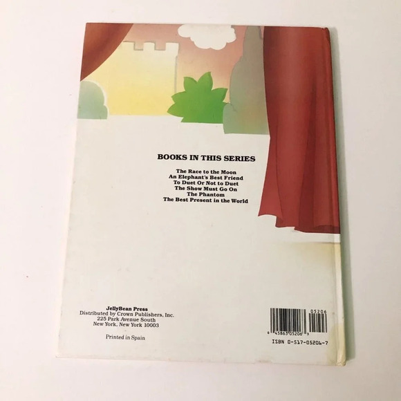 Vtg 1990 Babar The Show Must Go On  Jellybean Press Book - Picture 2 of 16